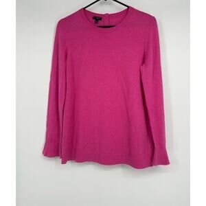 Talbots lambswool ruffled sleeve sweater